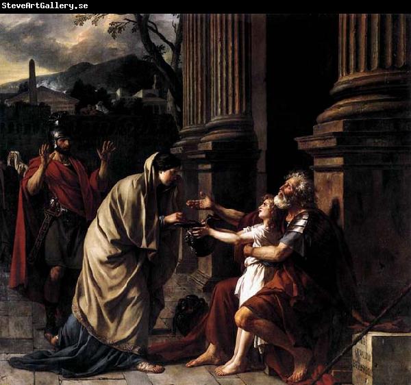 Jacques-Louis  David Belisarius Receiving Alms